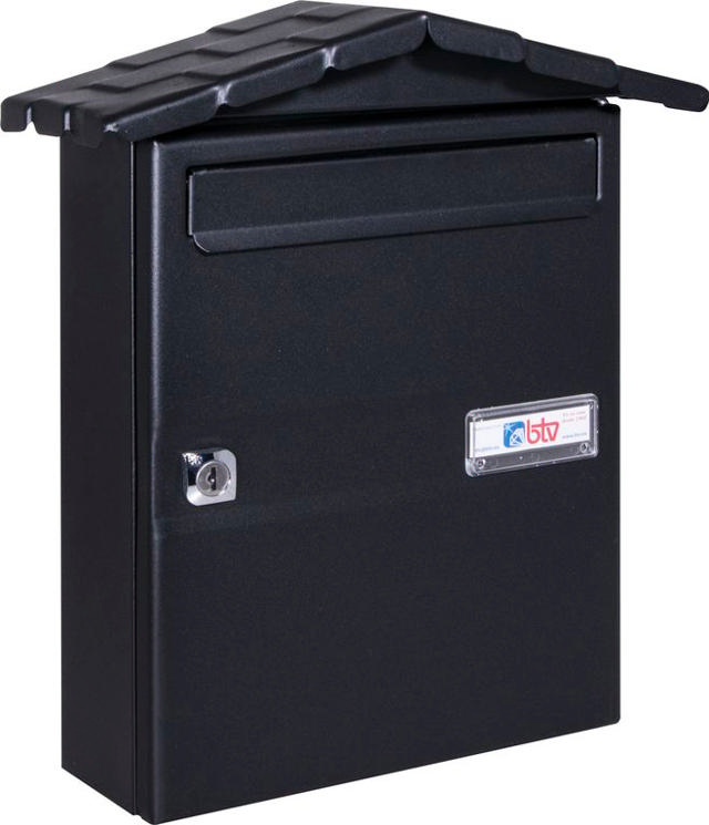 BTV MAILBOX CHALET BLACK 