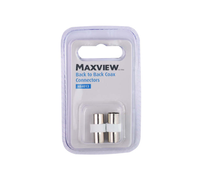 MAXVIEW H84013 TV COAXIAL BACK TO BACK CONNECTORS