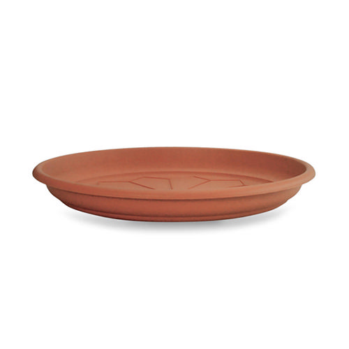 VECA PLASTIC PLATE 13CM TERRACOTTA