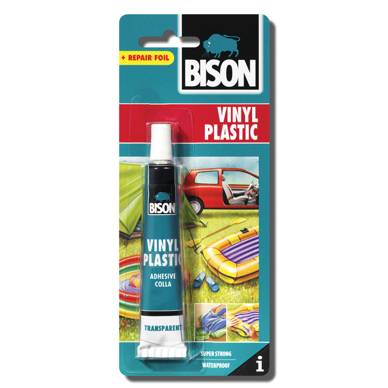 BISON ADHESIVE REPAIR MATERIALS MADE OF VINYL / SOFT PVC