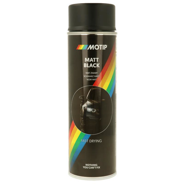 MOTIP SPRAY MATT BLACK 500ML