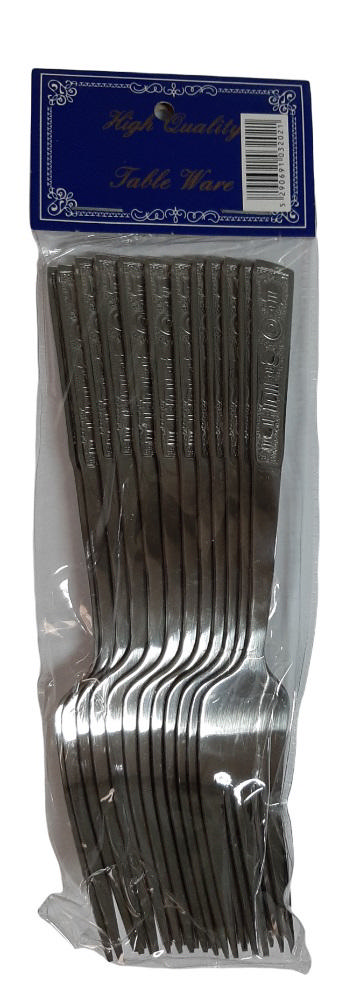 FORK POT STAINLESS STEEL 12PCS