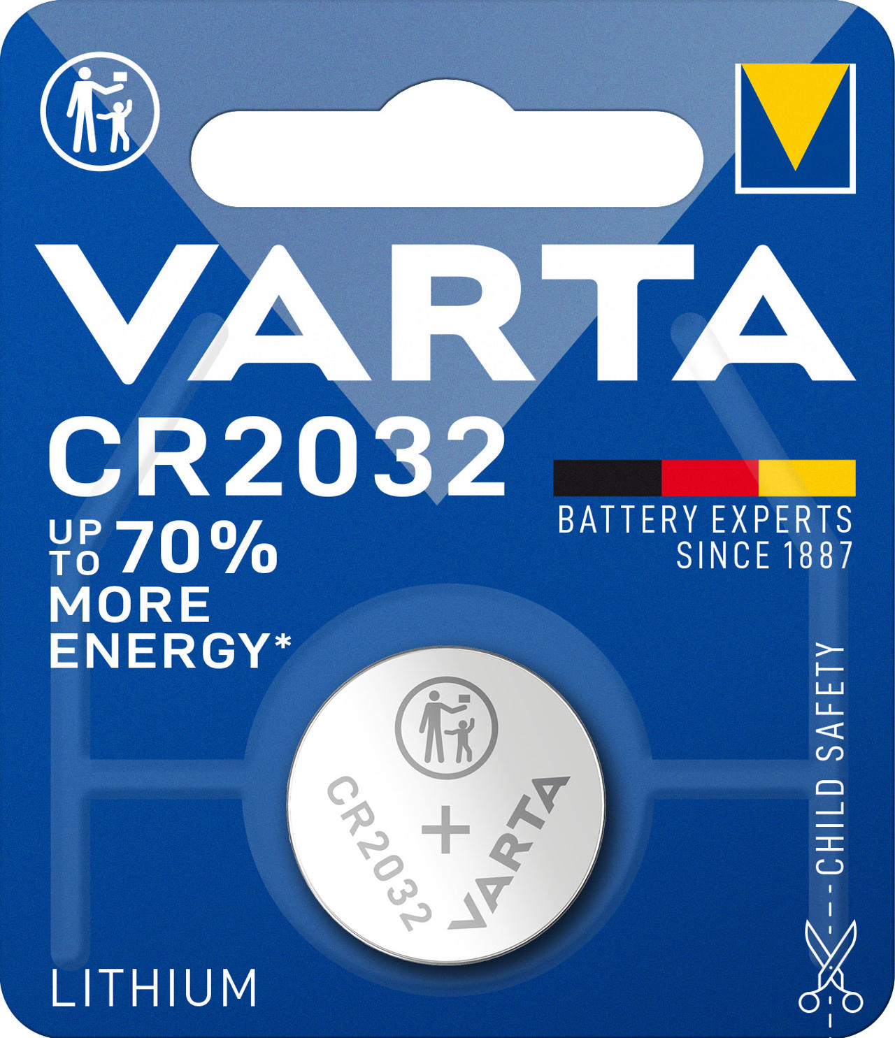 VARTA LITHIUM COIN CR2032 (BUTTON CELL BATTERY, 3V) PACK OF 1