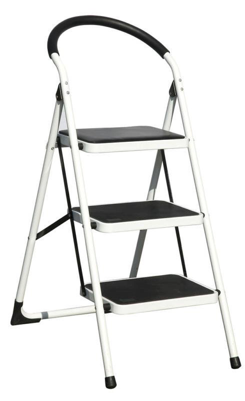 METAL FOLDING STOOL WITH 3 STEPS 