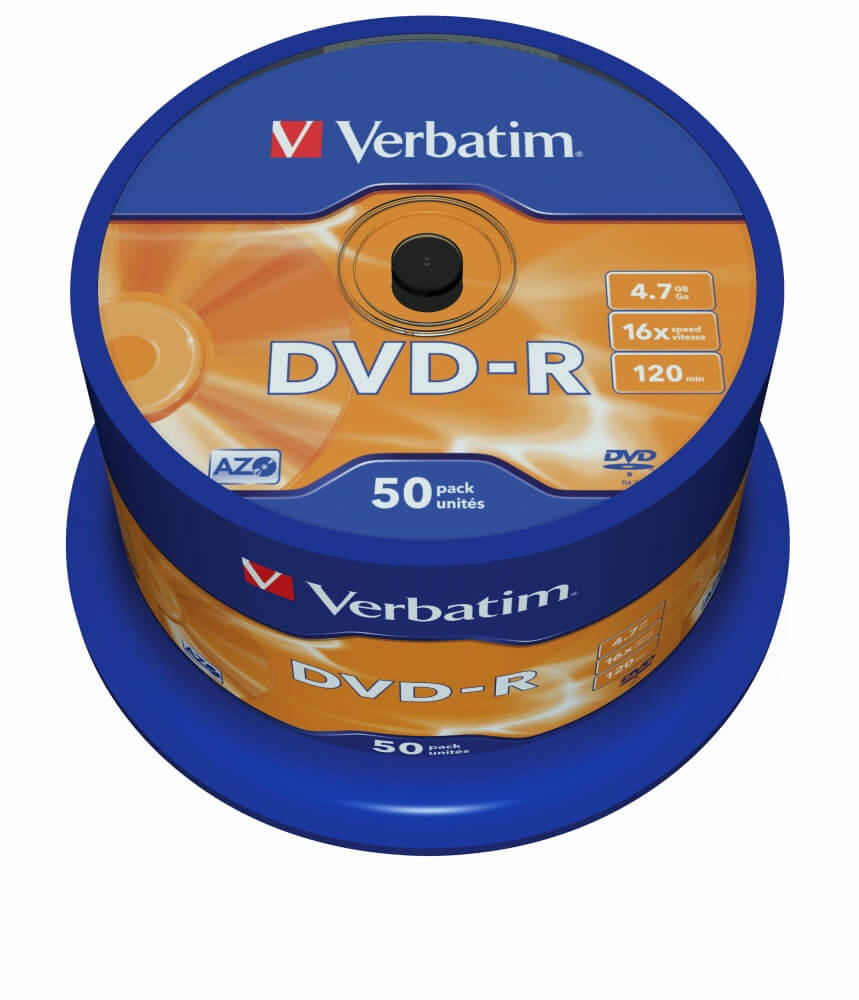 VERBATIM DVD-R SPINDLE 50PCS