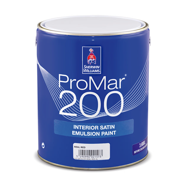 SHERWIN-WILLIAMS® PROMAR® 200 SATIN ΠΛΑΣΤΙΚΟ ΧΡΩΜΑ BRIGHT YELLOW 4L