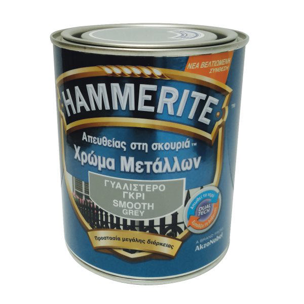 HAMMERITE SMOOTH ΠΕΡΛ ΓΚΡΙ 750ML