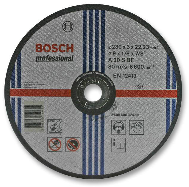 BOSCH EXPERT CUTTING DISC FOR METAL A 30 S BF  230X3,0 MM