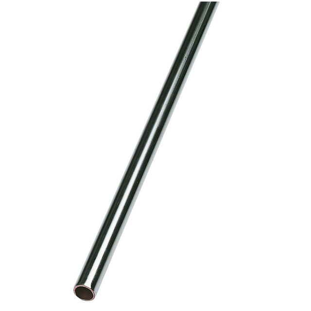 PLUMBWATER CHROME COPPER TUBE 30 CM