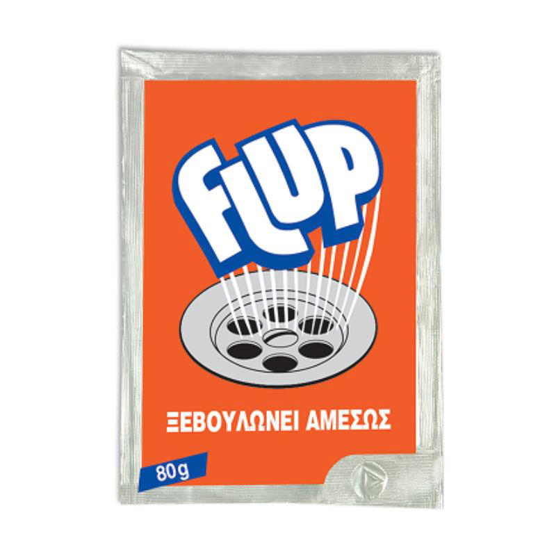 FLUP DRAIN OPENER POWDER HOT WATER 80GR