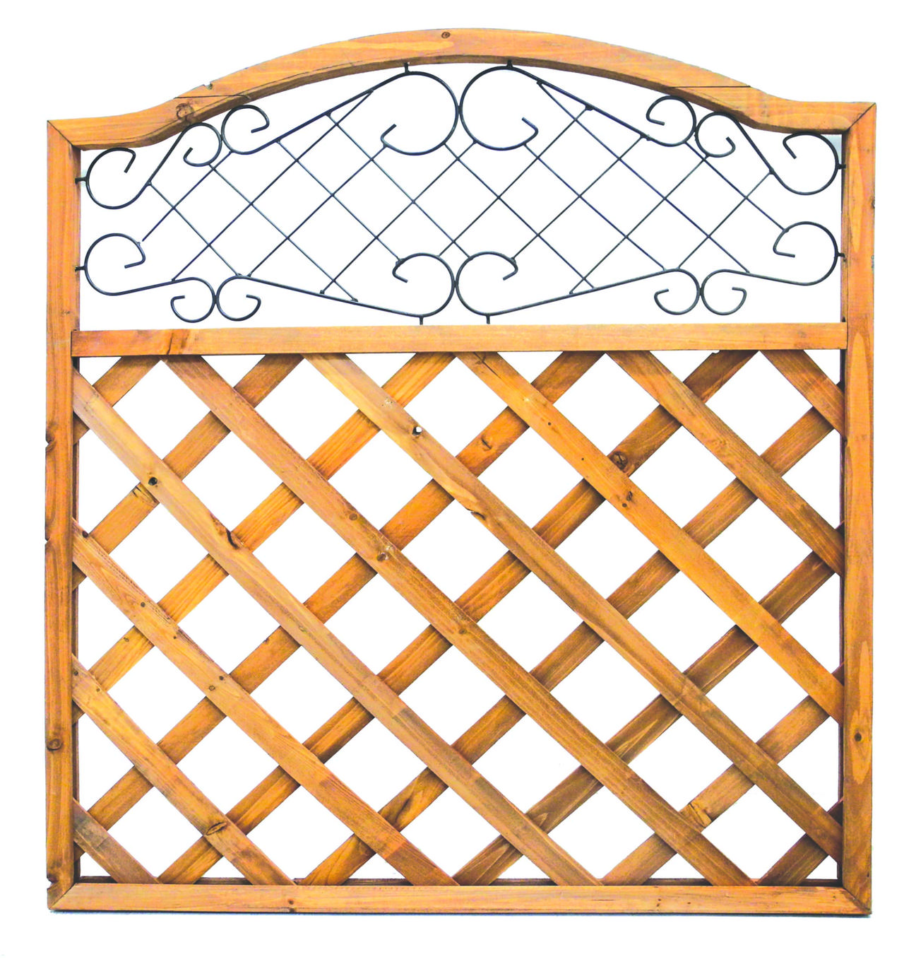 WOOD TRELLIS 153CM X 90CM NATURAL WITH FRAME