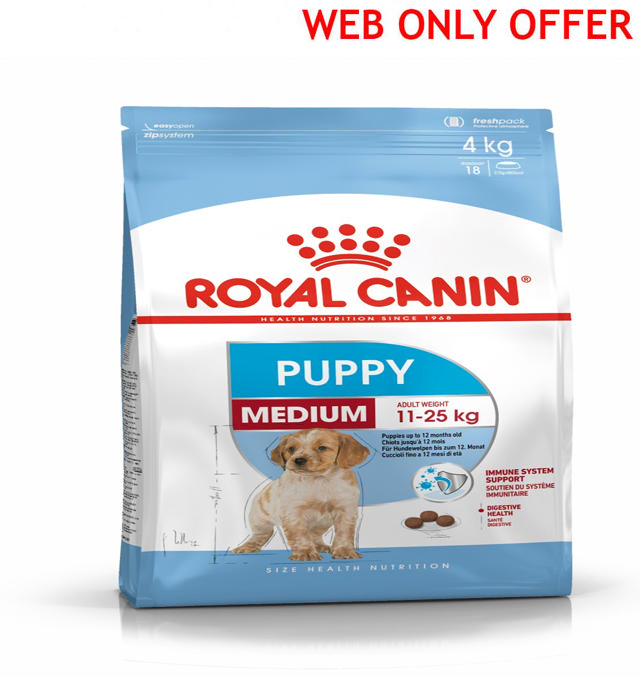 ROYAL CANIN MEDIUM PUPPY 4KG