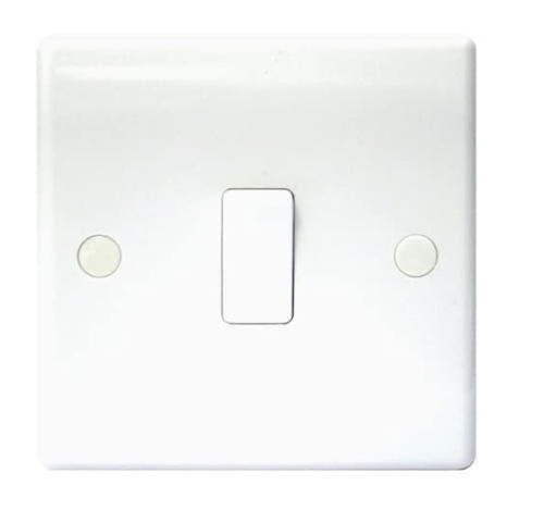 BG NEXUS 811 LIGHT SWITCH  1 - GANG  1 - WAY 