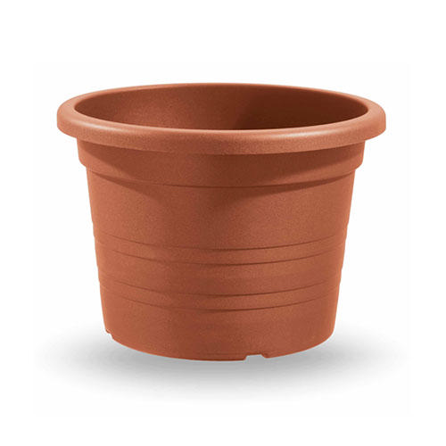 VECA PLASTIC POT ROUND 80X56CM TERRACOTTA