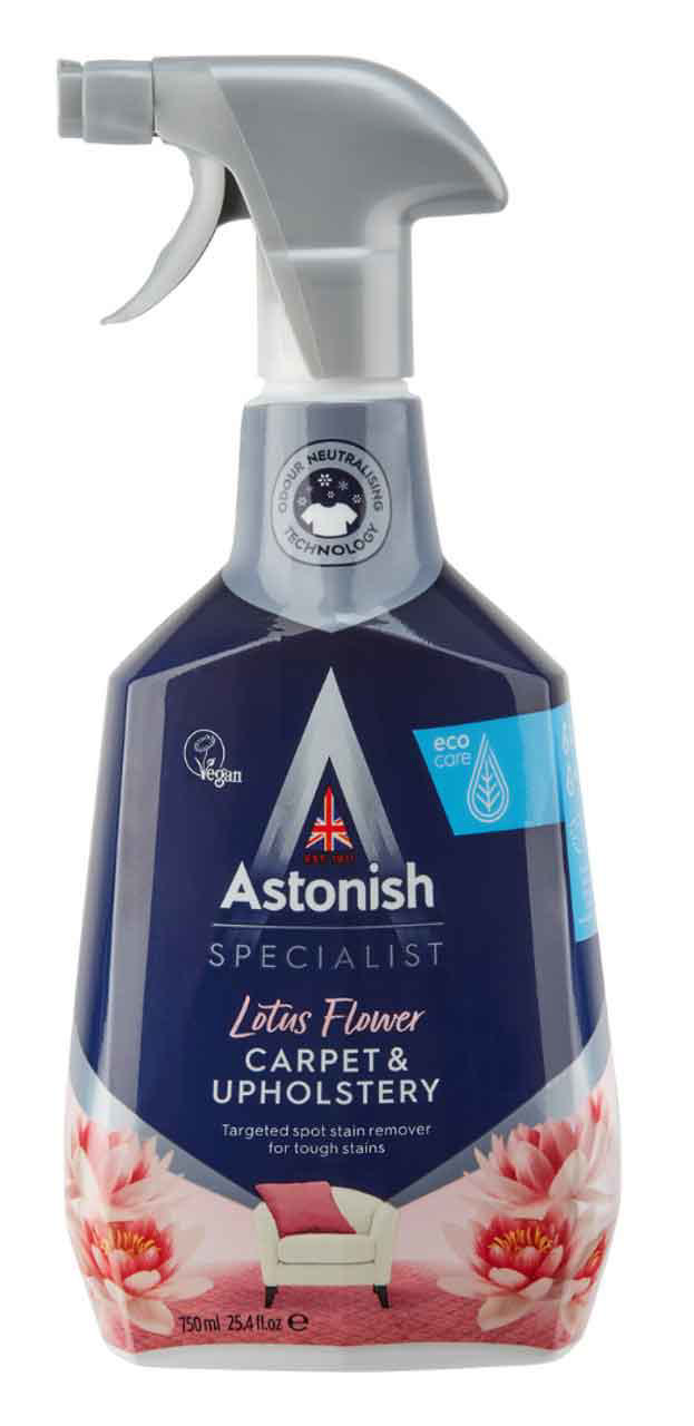 ASTONISH SPECIALIST ΚΑΘΑΡΙΣΤΙΚΟ ΓΙΑ  ΧΑΛΙ & ΤΑΠΕΤΣΑΡΙΑ ΛΟΥΛΟΥΔΙ ΛΩΤΟΣ 750ML