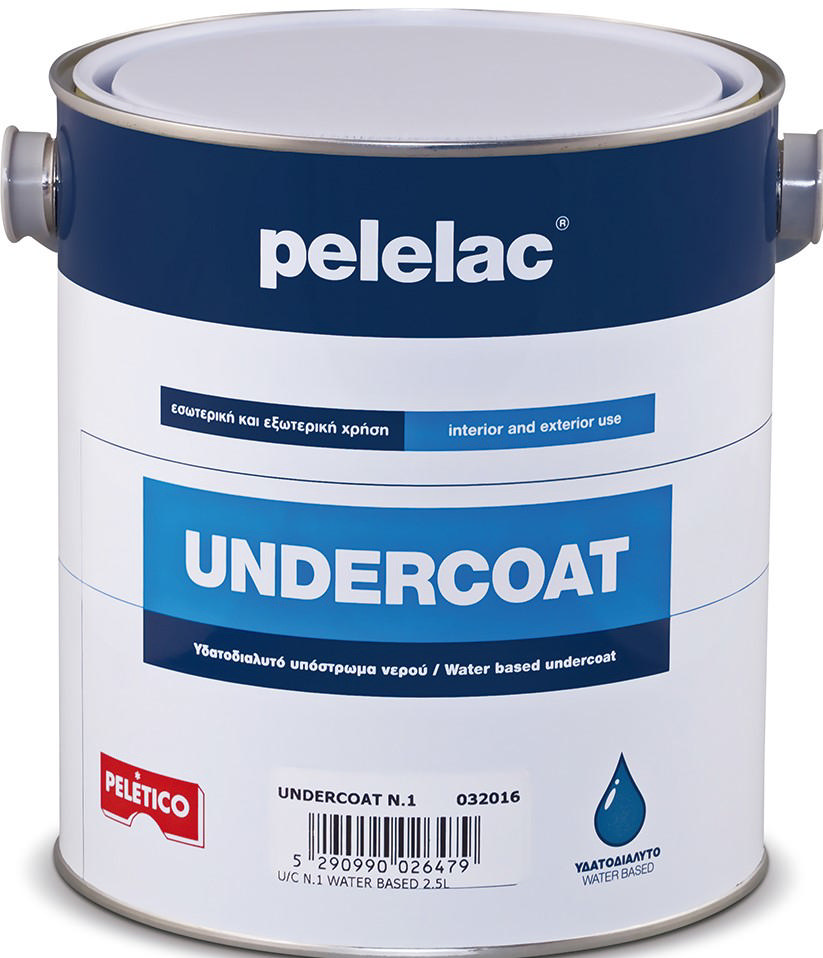 PELELAC UNDERCOAT N.1 ΥΔΑΤΟΔΙΑΛΥΤΟ ΧΡΩΜΑ 0.5L