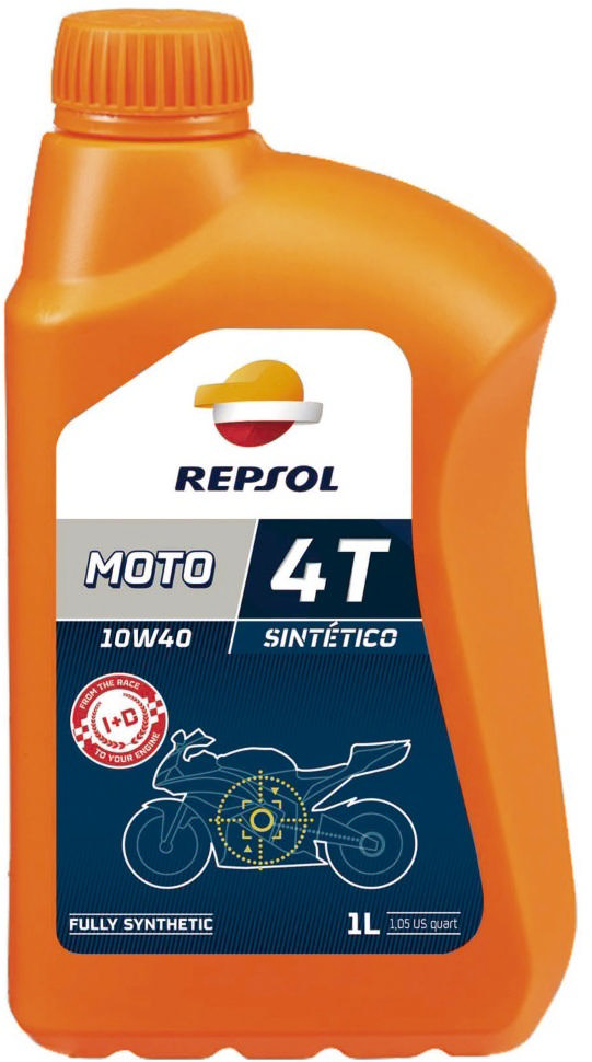 REPSOL ΛΑΔΙ ΓΙΑ ΤΕΤΡΑΧΡΟΝΟΥΣ ΚΙΝΗΤΗΡΕΣ 4T 10W-40 1LT