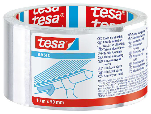 TESA ALUMINIUM TAPE 10Mx50mm