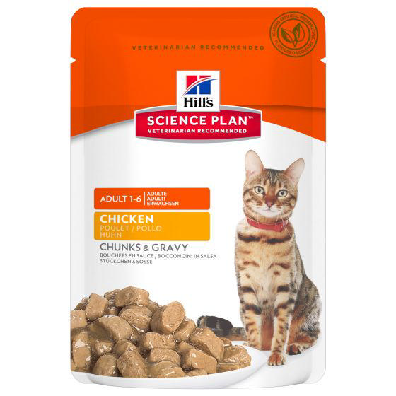 HILLS SCIENCE PLAN ADULT CAT CHICKEN 85 GR