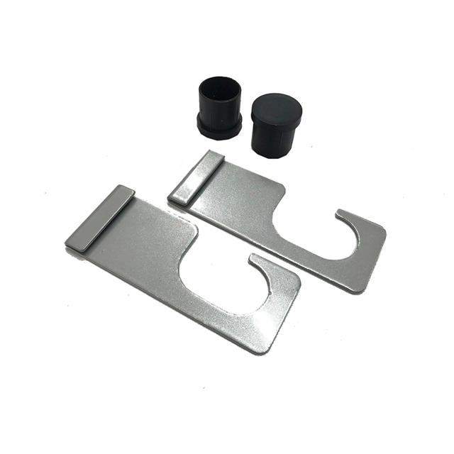 ELEMENT TWIN TUBE HOLDER + ENDCAP - SET SILVER