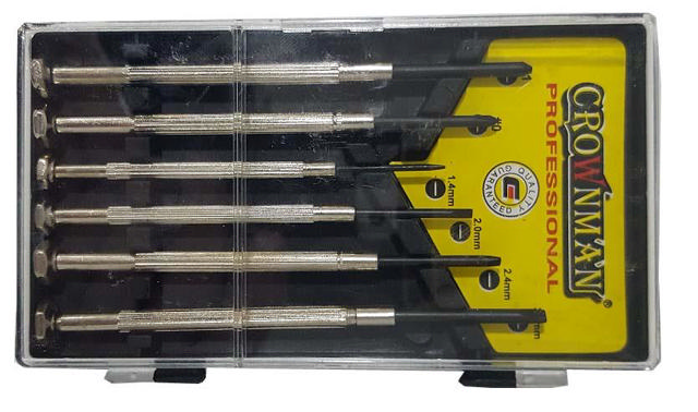 CROWNMAN 6PCS SET PRECISION SCREWDRIVERS