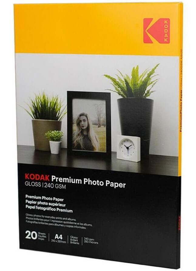 KODAK A4 PREMIUM ΦΩΤΟΧΑΡΤΙ ΓΥΑΛΙΣΤΟ 240GR 20 SHEETS