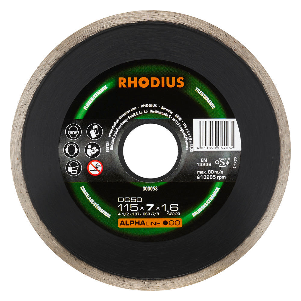 ΔΙΑΜΑΝΤΟΔΙΣΚΟΣ RHODIUS DG50 115MM