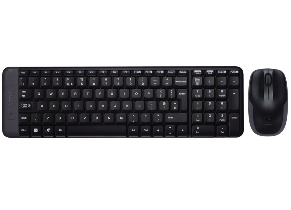 LOGITECH MK220 WIRELESS COMBO KEYBOARD AND MOUSE GREEK