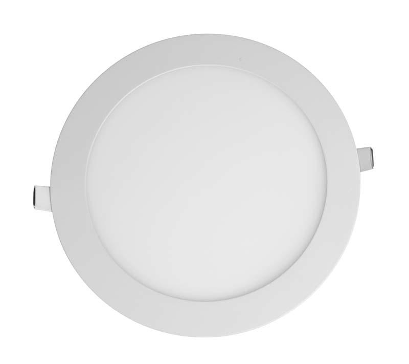 J&C LED 18W RECESSED ROUND PANEL 6500K Ø225MM 