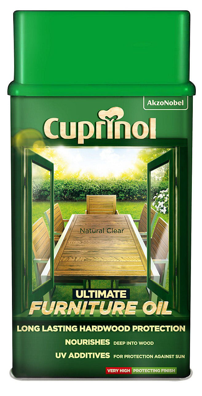 CUPRINOL HARDWOOD GARDEN FURNITURE OIL 1L