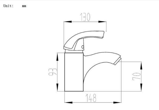 PLUIE DENVER WASH BASIN MIXER