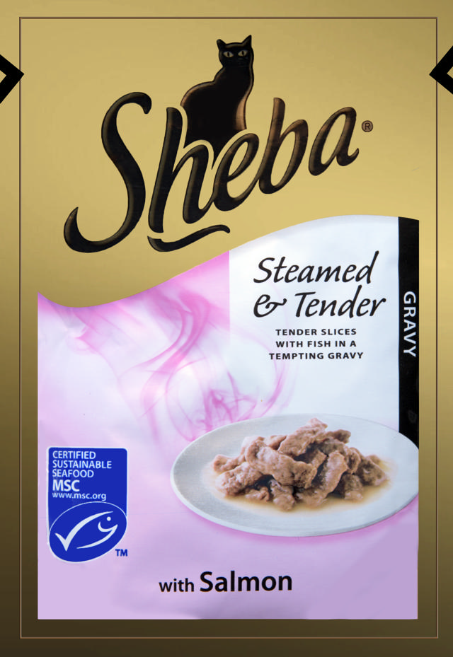 SHEBA WEY CAT FOOD SALMON 85GR