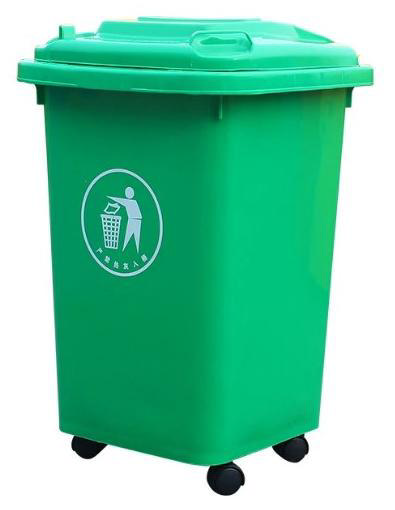 BIDONE BIN WITH WHEELS 60L - GREEN