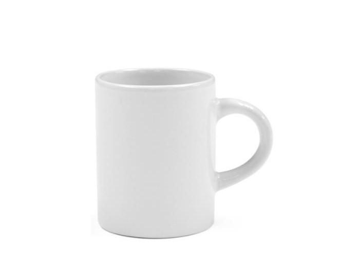 DWELL  ESPRESSO CUP+SAUCER 90CC WHITE