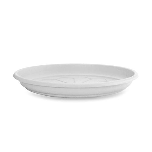 VECA PLASTIC PLATE ROUND 18CM WHITE