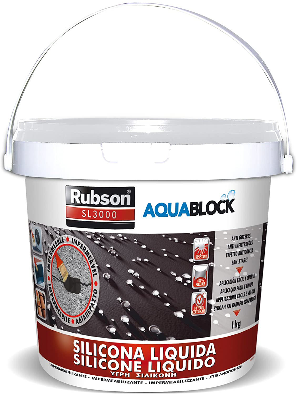 RUBSON AQUA BLOCK ΛΕΥΚΗ 1KG