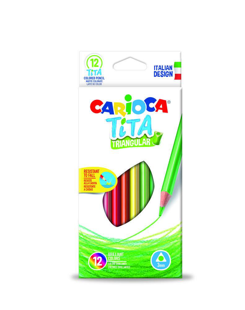 CARIOCA TRIANGULAR PENCIL 12PC