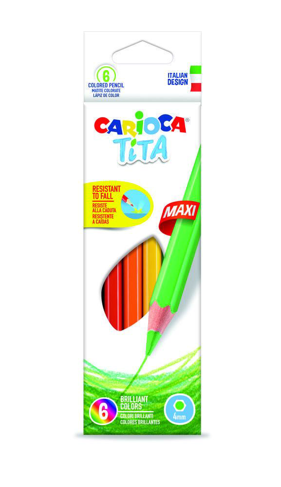 CARIOCA MAXI ΧΡΩΜΑΤΙΣΤΑ ΜΟΛΥΒΙΑ 6ΤΕΜ