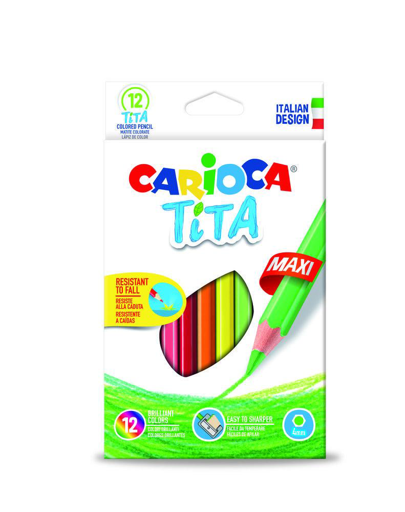 CARIOCA MAXI PENCIL BOX 12PCS