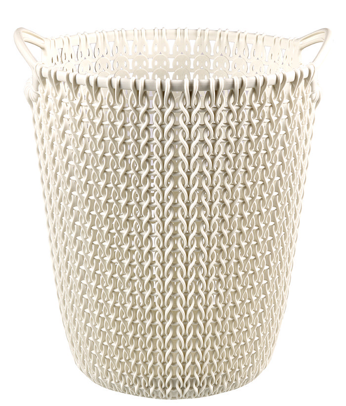 CURVER KNIT PAPER BIN 7L WHITE