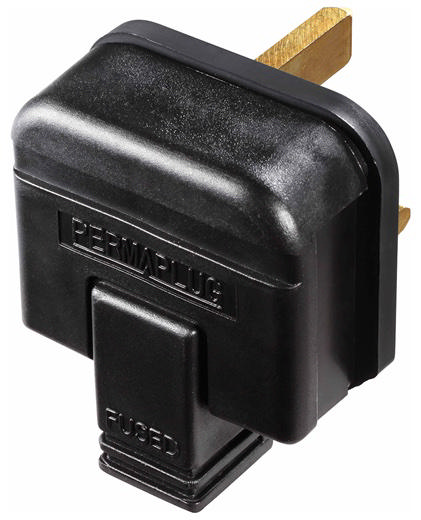 BG MASTERPLUG HDPT13B BLACK 13A HEAVY DUTY PLUG