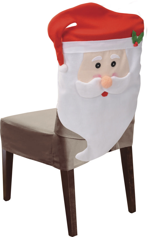 XMAS CHAIR COVER SANTA 45X73CM