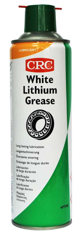 CRC WHITE LITHIUM GREASE SPRAY 500ML