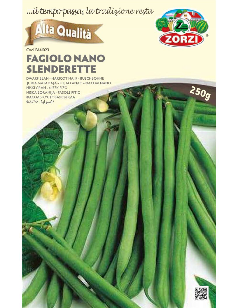 ZORZI FAN0230TB 250GR FASOLAKI