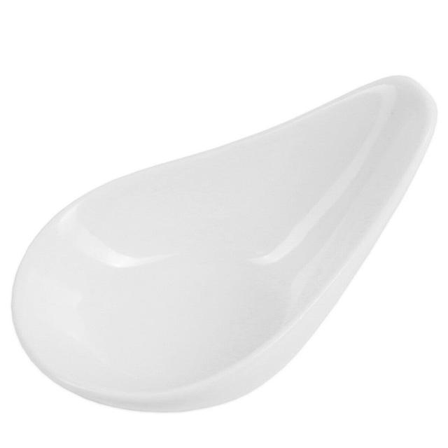 ROUNDED TRIANGULAR TAPAS DISH 12X7.5CM