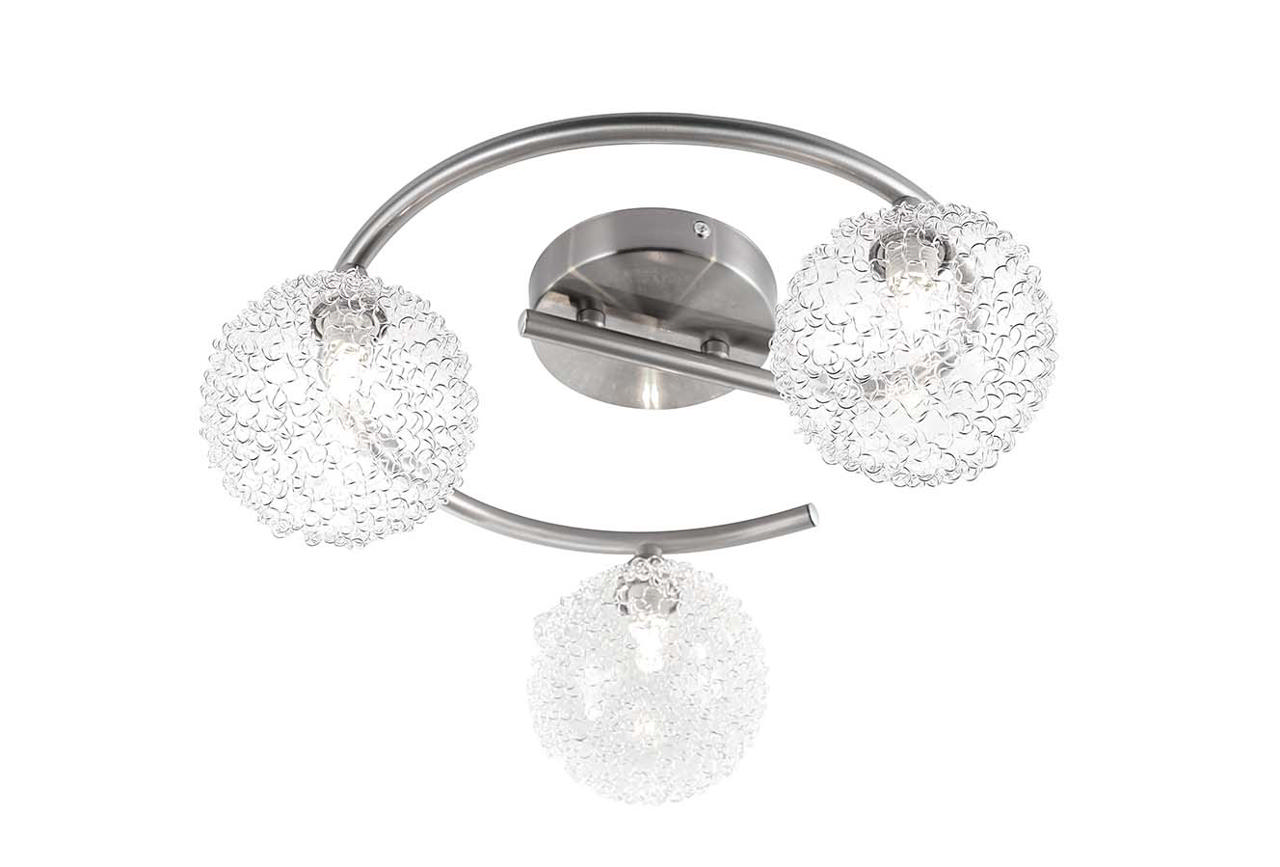 GLOBO 'ENIGMA' CEILING LIGHT 3xG9 Ø385MM