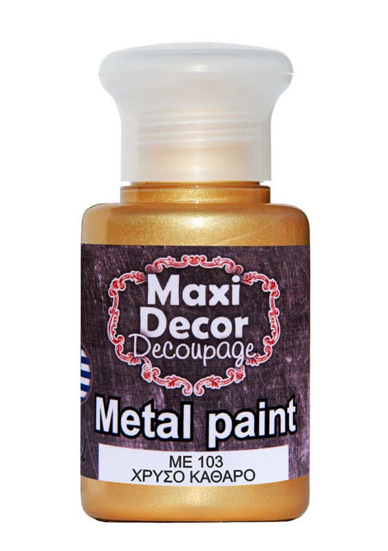 MAXI DÉCOR ACRYLIC METALLIC CODE 103 60ML