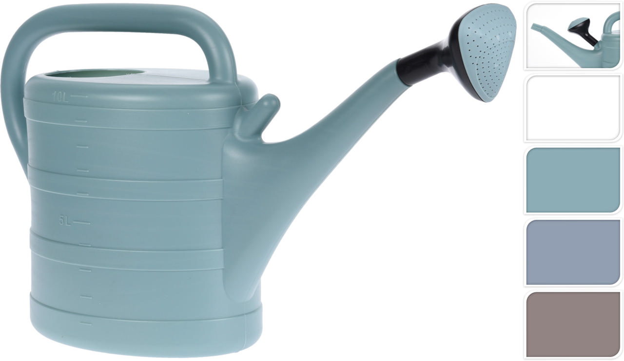 WATERING CAN 10LTR 4 ASSORTED COLORS