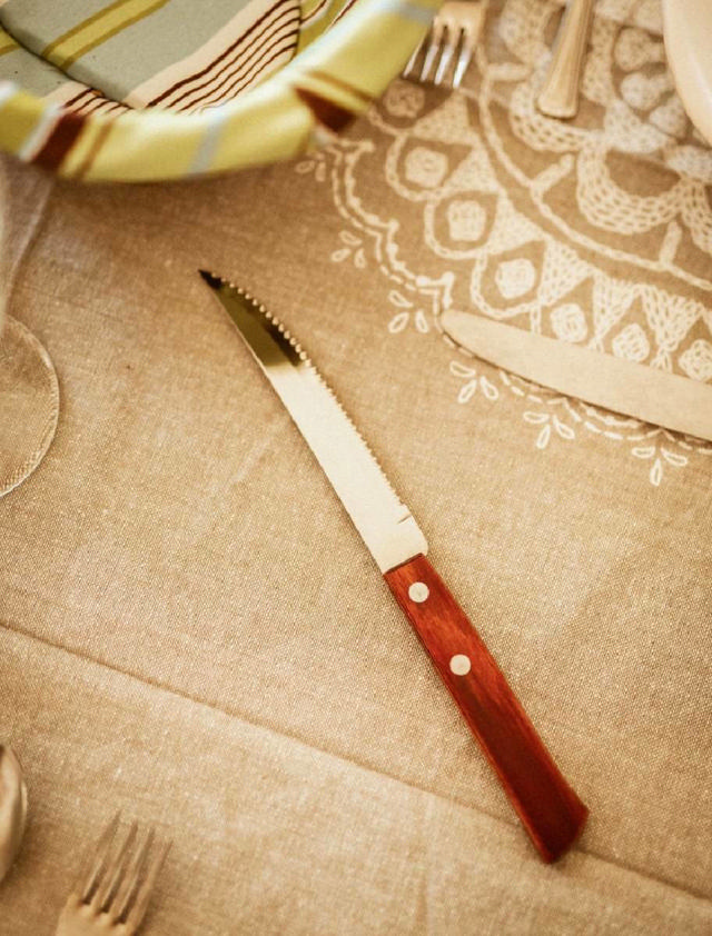 TRAMONTINA STEAK KNIFE POLYWOOD 21CM