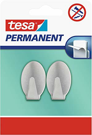 TESA 2PCS HOOK METAL OVAL